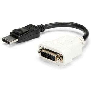 StarTech.com DisplayPort to DVI Adapter, DisplayPort to DVI-D Adapter/Video Converter 1080p, DP 1.2 to DVI Monitor, Latchi