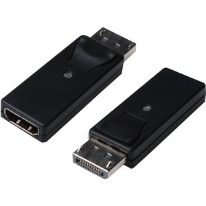 Digitus DisplayPort Adapter. Anschluss 1: DP, Anschluss 2: HDMI Type A, Beschichtung Steckerkontakte: Nickel. Produktfarbe