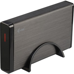 i-tec MySafe Laufwerksgehäuse - USB 3.0 Host Interface Extern - Schwarz - 1 x Gesamtschacht - 1 x 3,5" Schacht - Aluminium