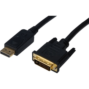 Digitus 3 m DisplayPort/DVI Videokabel für Videogerät, Monitor, TV - Zweiter Anschluss: 1 x 25-pin DVI-D Digital Video - A