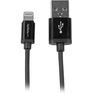 StarTech.com 15cm (6in) Short Black AppleÂ® 8-pin Lightning Connector to USB Cable for iPhone / iPod / iPad - Cable for iP