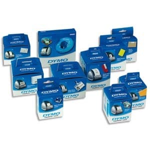 Mehrzwecketikett Dymo S0722530 - 609,60 mm Breite x 12 mm Länge - Ablösbar Kleber - Rechteck - Weiß - Selbstklebend - 1000