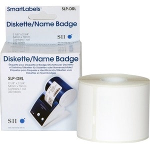 Seiko SLP-DRL Multipurpose Label - 54 mm Width x 70 mm Length - Permanent Adhesive - Rectangle - Direct Thermal - White - 