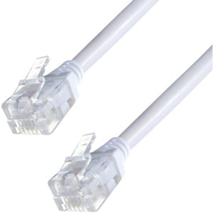 Group Gear 20 m RJ-11 Phone Cable for Phone, Modem - First End: 1 x RJ-11 Phone - Male - Second End: 1 x RJ-11 Phone - Mal