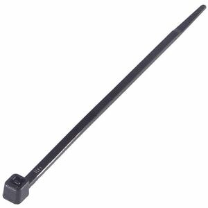 ConnektGear Cable Tying - Black - 100 / Pack Pack - Cable Tie - 22 kg Loop Tensile - Nylon, Plastic
