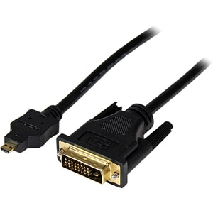 StarTech.com 3m Micro HDMI to DVI-D Cable - M/M - 3 meter Micro HDMI to DVI Cable - 19 pin HDMI (D) Male to DVI-D Male - 1