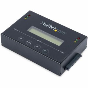 StarTech.com 1:1 Standalone Hard Drive Duplicator & Eraser, SATA HDD / SSD Disk Cloner / Copier / Wiper / Sanitizer, TAA C