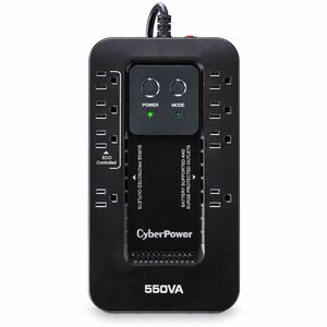 UPS Standby CyberPower EC550G - 550VA/330W - Compacto - 8Hora(s) Recharge - 2Minuto(s) Stand-by - 120 V AC Entrada - 120 V