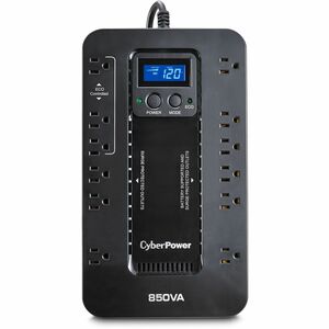 UPS Standby CyberPower EC850LCD - 850VA/510W - Compacto - 8Hora(s) Recharge - 2.30Minuto(s) Stand-by - 120 V AC Entrada - 