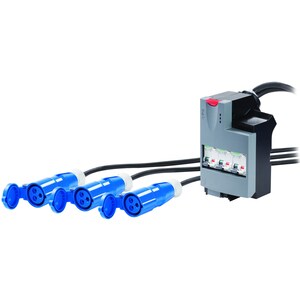 POWER DIST. MOD 3X1 POLE 3 WIRE RCD 16A