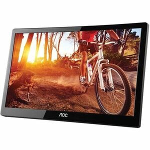 AOC E1659FWU 16" Class HD Monitor LCD - 16:9 - 40.6 cm (16") Viewable - LED Backlight - 1366 x 768 - 16,7 milhões de cores