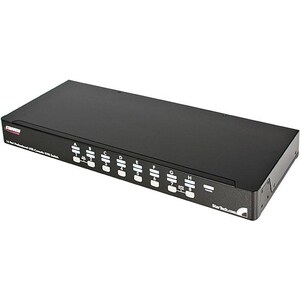 StarTech.com SV1631DUSBGB KVM Switchbox - 16 Computer(s) - 1 Local User(s) - 1920 x 1440PS/2 Port - 1U - Rack-mountable