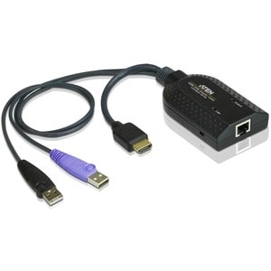 ATEN HDMI USB Virtual Media KVM Adapter Cable with Smart Card Reader (CPU Module)-TAA Compliant - KVM Cable for KVM Switch