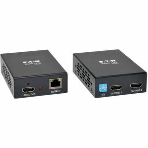 Eaton Tripp Lite Series 1 x 2 HDMI over Cat5/6 Extender Kit, Box-Style Transmitter/Receiver for Video/Audio, Up to 150 ft.