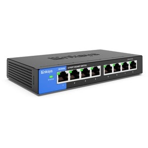 Linksys 8-Port Gigabit Ethernet Switch - 8 Ports - Gigabit Ethernet - 10/100/1000Base-T - 2 Layer Supported - Twisted Pair