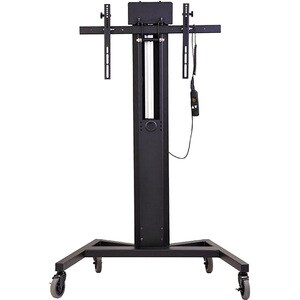 VFI Plasma/LCD/Touch Screen Mobile Electric Lift Stand - Up to 90" Screen Support - 265 lb Load Capacity - Flat Panel Disp