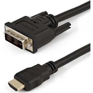 StarTech.com 1,5m HDMI® auf DVI-D Kabel - St/St - Cable for Videogerät, Monitor, TV, Projektor, LCD-TV, Plasma, HDTV, DVD-