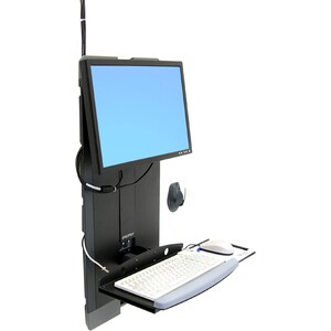 Ergotron StyleView 60-593-195 Lift für Flachbildschirm - Schwarz - Bildschirmgröße: 61 cm (24 Zoll) - max. 13,61 kg Tragla