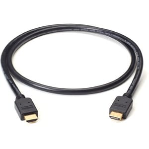 Black Box High-Speed HDMI Cable with Ethernet - Male/Male, 2m (6.5ft.) - 6.56 ft HDMI AV/Data Transfer Cable for Audio/Vid