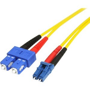 7M FIBER OPTIC PATCH CORD LC TO SC - DUPLEX SM 9/125 LSZH FIBER