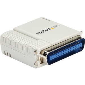 StarTech.com 1 Port 10/100 Mbps Ethernet Parallel Network Print Server - Convert a standard parallel printer into a shared