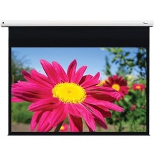 Optoma 241.3 cm (95") Electric Projection Screen - Front Projection - 16:10 - Glass-fibre Matte White - 126.9 cm (50") x 2