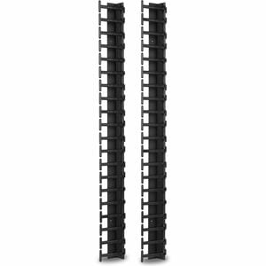 Ordonnateur de câble APC by Schneider Electric AR7721 - Noir - 2 Unité Pack - Conforme aux normes TAA - Gestionnaire des c