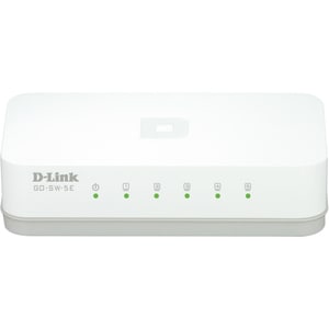 D-Link dlinkgo GO-SW-5E 5 Ports Ethernet Switch - 10/100Base-TX - 2 Layer Supported - Desktop