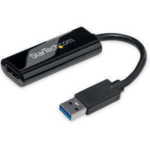StarTech.com Adattatore da USB 3.0 a HDMI - 1080p - Compatto convertitore video da USB Type-A a HDMI per monitor - Nero - 