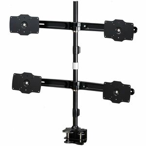 Amer Mounts Quad Monitor Clamp mount Supports Flat Panel Size up to 32" AMR4C32 - Quad Monitor Clamp mount supports up to 