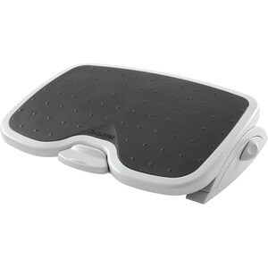 Kensington Solemate Plus Footrest with SmartFit System - 3.50" - 5" Adjustable Height - Platinum, Gray - 1