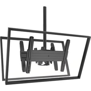 Chief Fusion Medium TV Ceiling Mount - For 32-65 Inch TVs - Dual Monitor VESA Mount - Black - Chief Fusion Medium Back-To-