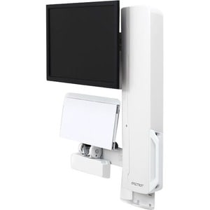 Ergotron StyleView Lift for Mouse, Monitor, Keyboard - White - 1 Display(s) Supported - 24" Screen Support - 30 lb Load Ca