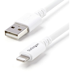 StarTech.com 3m (10ft) Long White AppleÂ® 8-pin Lightning Connector to USB Cable for iPhone / iPod / iPad - Charge and Syn