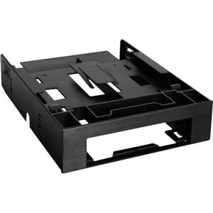 Icy Dock FLEX-FIT Trio MB343SP Drive Bay Adapter Internal - Black - 3 x Total Bay - 1 x 3.5" Bay - 2 x 2.5" Bay