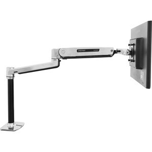 Ergotron Desk Mount for Flat Panel Display - Polished Aluminum - Height Adjustable - 106.7 cm (42") Screen Support - 11.34