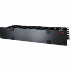 APC by Schneider Electric AR8603A Cable Organizer - Black - 1 Each Pack - TAA Compliant - Cable Manager - 2U Rack Height