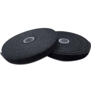 Digitus Klettband auf Rolle. Produktfarbe: Schwarz, Material: Stoff. Breite: 15 mm. Verpackungsbreite: 145 mm, Verpackungs
