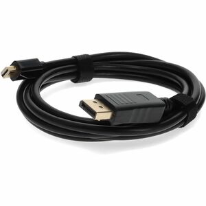 AddOn 5-Pack of 6ft Mini-DisplayPort 1.1 Male to DisplayPort 1.2 Male Black Cables For Resolution Up to 3840x2160 (4K UHD)