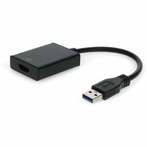 AddOn USB A 3.0 Male to HDMI 1.3 Female Adapter Including 1ft Cable - 100% compatible and guaranteed to work