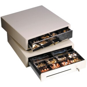 Tiroir-Caisse Star Micronics CB-2002FN - 4 Billet - 8 Pièce de monnaie - 3 Position du Verrue - Métal - Gris - 114 mm Haut