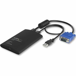 StarTech.com USB Crash Cart Adapter with File Transfer & Video Capture at 1920 x1200 60Hz, TAA - KVM adapter accesses any 