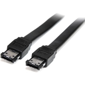 StarTech.com Shielded External eSATA Cable - First End: 1 x 7-pin eSATA - Male - Second End: 1 x 7-pin eSATA - Male - 6 Gb