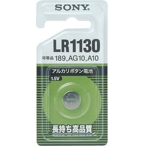 LR1130 ALK.70MAH 1.5V 1PCS STRIP PACK(REMOVABLE) 