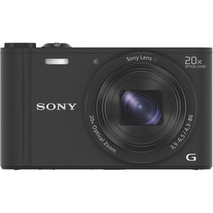 Sony Cyber-shot DSC-WX350 18.2 Megapixel Compact Camera - 0.17" - 3.39" - Black - 1/2.3" Exmor R CMOS Sensor - 3"LCD - 20x
