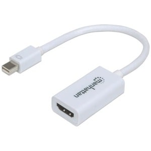 Manhattan Adaptador DisplayPort Mini M a HDMI H BL 1080p - Cable for Dispositivo de audio/vídeo - 10.8Gbit/s - Admite hast