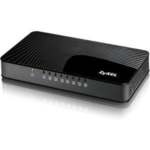 ZYXEL GS-108SV2 8 Ports Manageable Ethernet Switch - Gigabit Ethernet - 10/100/1000Base-T - 2 Layer Supported - Twisted Pa