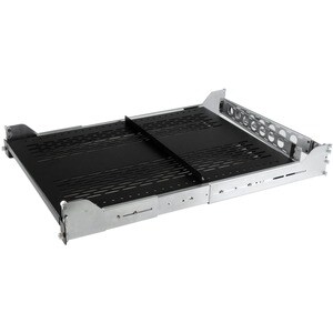StarTech.com 2U Vented Sliding Rack Shelf w/ Cable Management Arm & 27.7 to 31.6in Adjustable Mounting Depth - 110lbs / 50