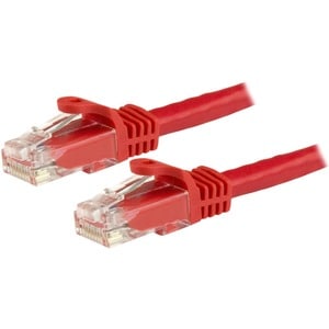 StarTech.com 5m CAT6 Ethernet Cable - Red Snagless Gigabit - 100W PoE UTP 650MHz Category 6 Patch Cord UL Certified Wiring