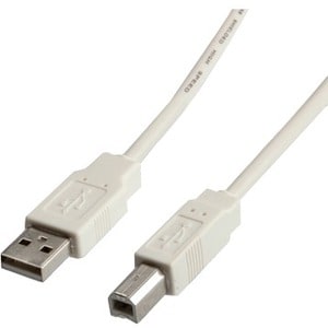 Cavo per trasferimento dati ITB Economy - 3 m USB - for Stampante - Estremità 2: 1 x USB 2.0 Type B - Male - Bianco